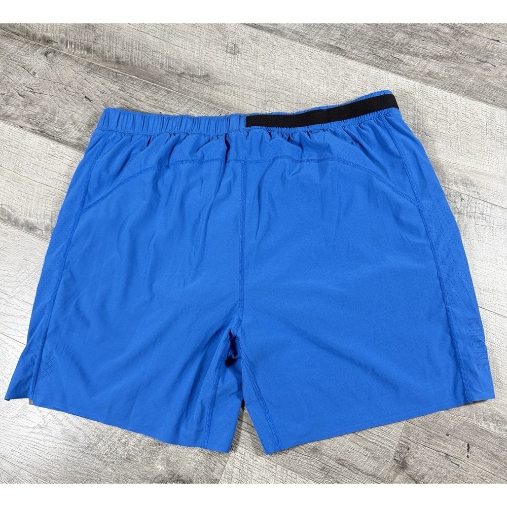 Rhone Active Shorts  2XL Blue Swift Lined Athletic Performance Running Gym EUC - Picture 2 of 7